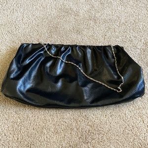 Vintage Faux Leather Evening Bag